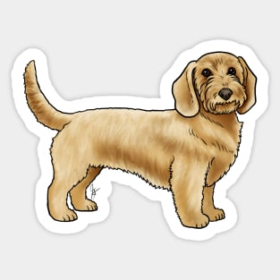 Dog - Basset Fauve de Bretagne - Fawn Sticker